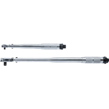 BGS Drehmomentschlüssel-Satz Abtrieb Außenvierkant 6,3 mm (1/4 ) 5 - 25 Nm, 12,5 mm (1/2 ) 28 - 210 Nm 5-tlg BGS Do it yourself 70190