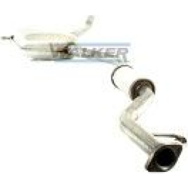 WALKER Mittelschalldämpfer WALKER Mittelschalldämpfer