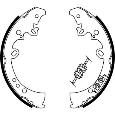 0 986 487 787 Bremsbackensatz 0 986 487 787 Bremsbackensatz