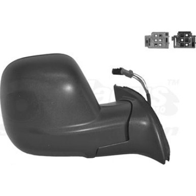 Außenspiegel Citroen Berlingo (B9) konvex 7Pin +T.Sen.gr. OE 96 777 550 XT HAGUS 906808