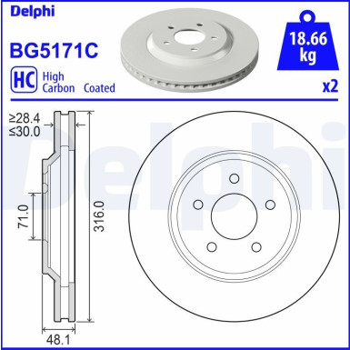 Bremsscheibe | BG5171C