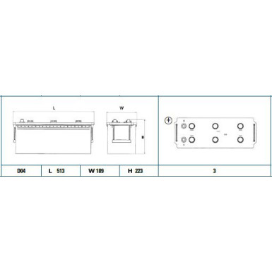 EXIDE Starterbatterie | EG1403