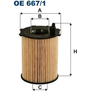 FILTRON Ölfilter OE 667/1