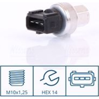 NISSENS Druckschalter, Klimaanlage 301068 FIRST FIT