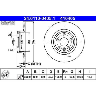 Bremsscheibe | 24.0110-0405.1