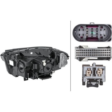 SCHEINWERFER R HELLA | MERCEDES GLA H247 2,20 | 1EX 013 074-621 SCHEINWERFER R HELLA | MERCEDES GLA H247 2,20 | 1EX 013 074-621