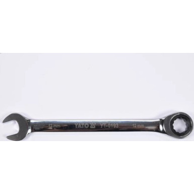 YT-0193 Ratschenringmaulschlüssel 12mm YT-0193 Ratschenringmaulschlüssel 12mm