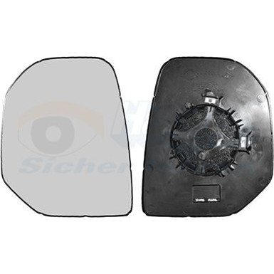 VAN WEZEL Spiegelglas, Außenspiegel VAN WEZEL Spiegelglas, Außenspiegel