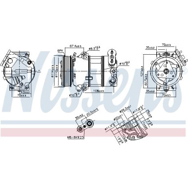 Kompressor PKW Fiat 500 L 14 FIRST FIT 890339