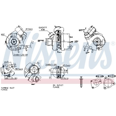 Nissens Turbo RENAULT Espace,Koleos 01 FACTORY NEW 93427
