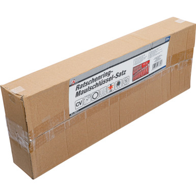 BGS Ratschenring-Maulschlüssel-Satz flexible Köpfe SW 6 - 32 mm 22-tlg BGS Do it yourself 30011