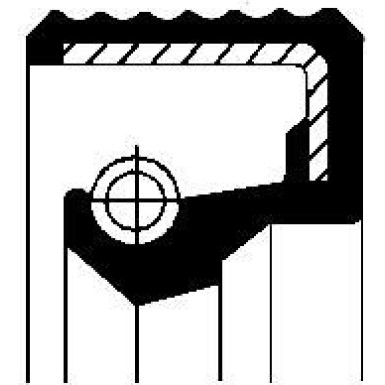 CORTECO Wellendichtring 01016881B CORTECO Wellendichtring 01016881B