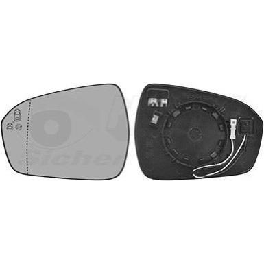 Aussenspiegelglas li. bhz Ford Mondeo V BLIS OE 1925821 HAGUS
