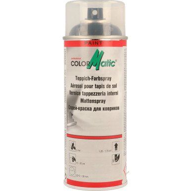 369056 Colormatic 1K Teppich Farbspray schwarz 400ml