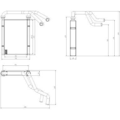 WÄRMETAUSCHER, INNENRAUMHEIZUNG EASY FIT NRF54435
