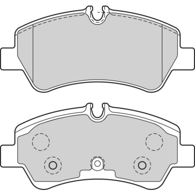 VALEO Bremsbeläge 302657