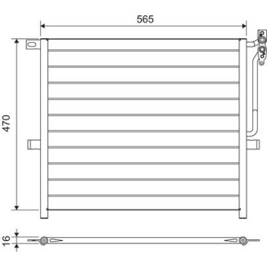 VALEO Klimaanlagenkühler 817383
