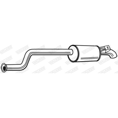 WALKER Endschalldämpfer WALKER Endschalldämpfer