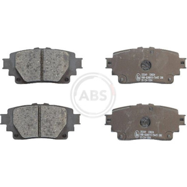 A.B.S. Bremsbelagsatz, Scheibenbremse | 35349