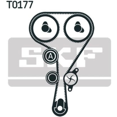 VKMC 06104 Wasserpumpe + Zahnriemensatz