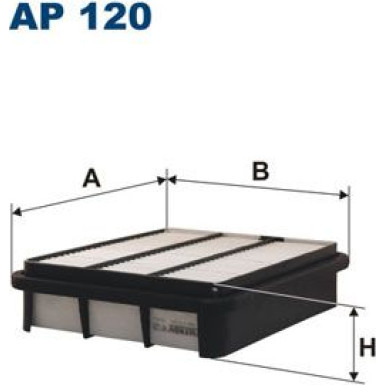 FILTRON Luftfilter AP 120 FILTRON Luftfilter AP 120