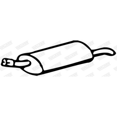 WALKER Endschalldämpfer WALKER Endschalldämpfer