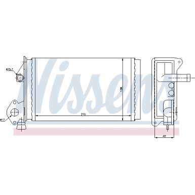 Heizkühler PKW | VW Derby II,Polo II/III | 73964