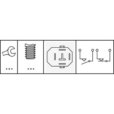 HELLA Bremslichtschalter | 6DD 008 622-761