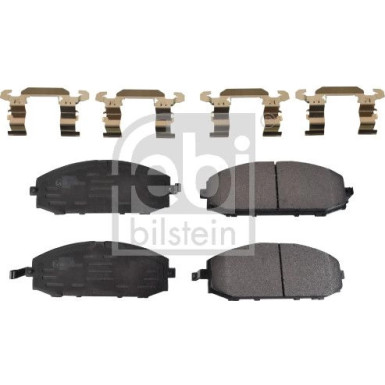FEBI BILSTEIN Bremsbelagsatz, Scheibenbremse | 116377