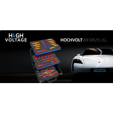 V1000 SW-Stahl VDE Hochvolt Werkzeugsatz