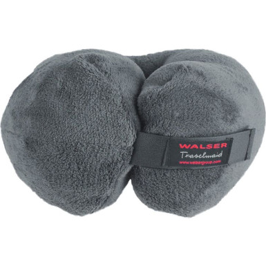 Travelmaid Nackenrolle | weiches Fleece anthrazit | 30799