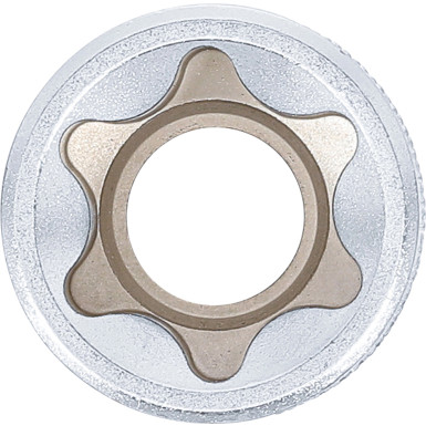 BGS Steckschlüssel-Einsatz E-Profil | Antrieb Innenvierkant 12,5 mm (1/2"""") | SW E24 | 6424