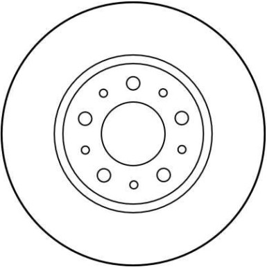 Bremsscheibe Volvo S. 940/960 | DF1697