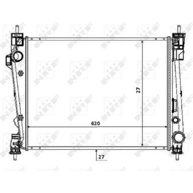Kühler, Motorkühlung | NRF53933