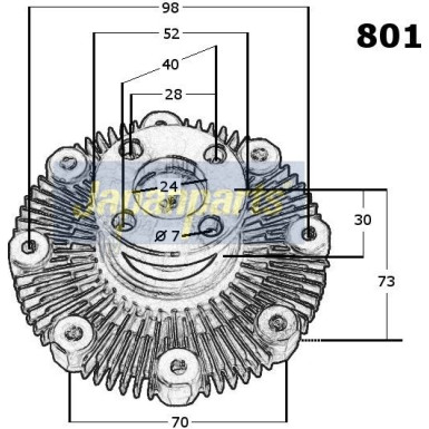Kupplung, K÷hlerl Nach VC-801
