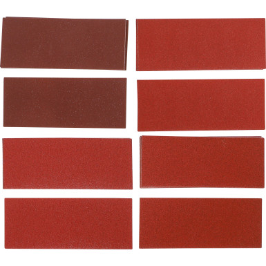 BGS Schleifblatt-Satz für Schwingschleifer / Handschleifer 93 x 230 mm K 60 - 180 25-tlg BGS Do it yourself 80813