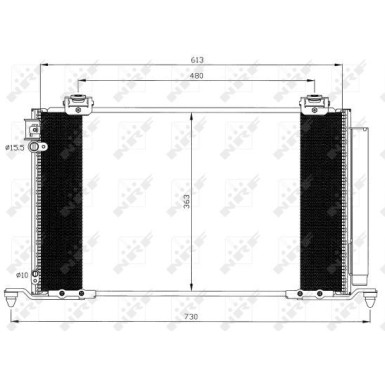 Kondensator, Klimaanlage EASY FIT 35595
