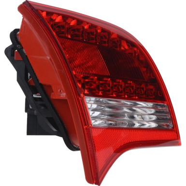 Heckleuchte I L M K-PLATTE ROT/WEISS LED VA PQ | AUDI A6 LIM/AVANT/ALLROAD 9,08-2,11 | 43848