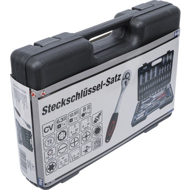 BGS Steckschlüssel-Satz Antrieb 6,3 mm (1/4 ) / 12,5 mm (1/2 ) 94-tlg BGS Do it yourself 2296