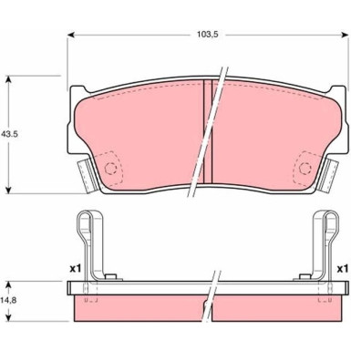 TRW Bremsbeläge TRW Bremsbeläge