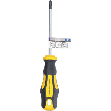BGS Schraubendreher Kreuzschlitz PH2 Klingenlänge 100 mm BGS Do it yourself 7946-PH2