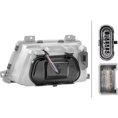 HELLA Hauptscheinwerfer 1AH 007 774-021 HELLA Hauptscheinwerfer 1AH 007 774-021