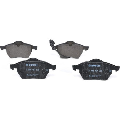Bremsklötze | AUDI,SEAT,SKODA,VW | 0 986 494 018
