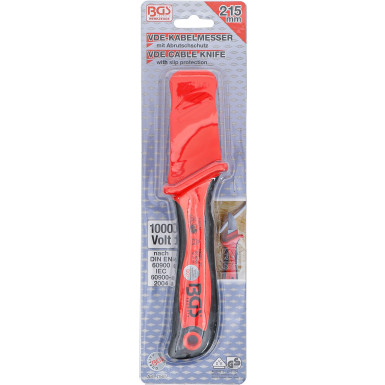 BGS VDE-Kabelmesser mit Abrutsch-Schutz | 7965