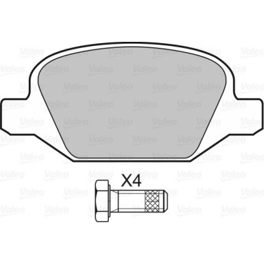 VALEO Bremsbeläge VALEO Bremsbeläge