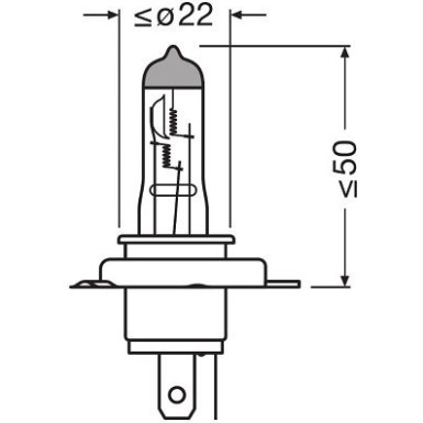 64181L Glühlampe, Nebelscheinwerfer ORIGINAL