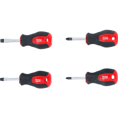 BGS Vergaser-Schraubendreher-Satz Schlitz / Kreuzschlitz PZ Klingenlänge 40 mm 4-tlg BGS Do it yourself 90727