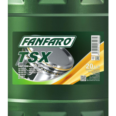 Fanfaro Master TSX 10W-40 20L | FF6502-20