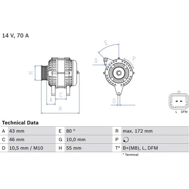Lichtmaschine | CITROEN,PEUGEOT | 0 986 049 370