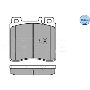 Bremsbelagsatz Db P. W140 300-600 | 252130318